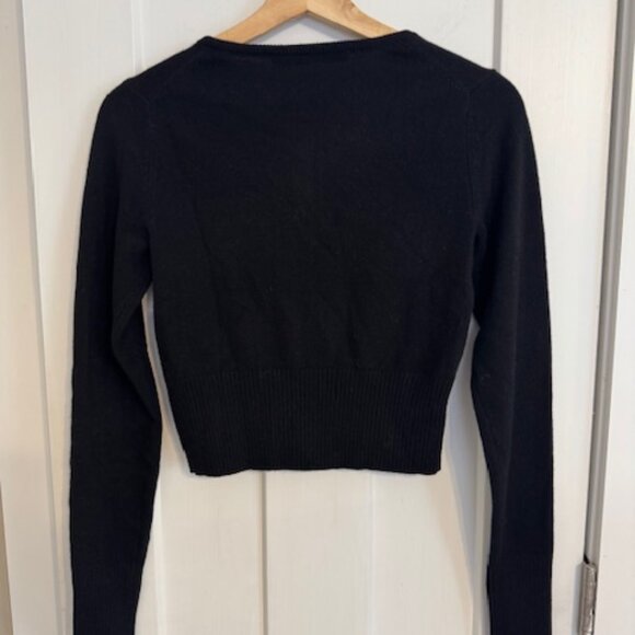 (Jenni Kayne) NWOT Cashmere Finley Cardigan in Black - Picture 6 of 7